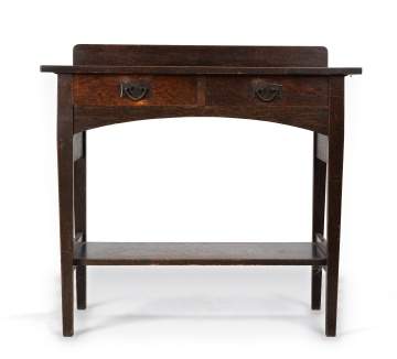 Harvey Ellis for Gustav Stickley, A Two-Drawer Server, Model No. 802