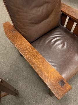 Gustav Stickley, A Drop-Arm Morris Chair, Model No. 369