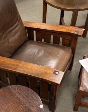 Gustav Stickley, A Drop-Arm Morris Chair, Model No. 369