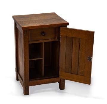Gustav Stickley, An Early Smoker's Cabinet, Model No. 522