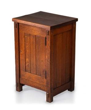 Gustav Stickley, An Early Smoker's Cabinet, Model No. 522