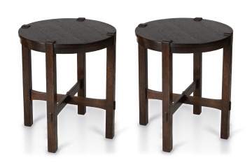 Gustav Stickley, A Pair of Side Tables, Model No. 604