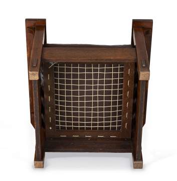 Gustav Stickley, An Early Flat-Arm Morris Chair, Model No. 2342