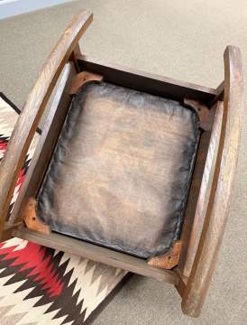 Gustav Stickley, A Flat-Arm Spindle Rocking Chair