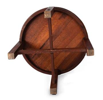 Gustav Stickley, A Round Center Table, Model No. 646