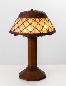 Gustav Stickley Table Lamp, model 625