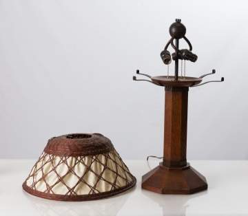 Gustav Stickley Table Lamp, model 625