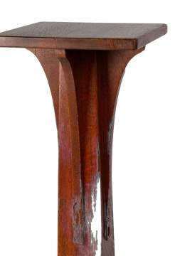 L. & J.G. Stickley, A Tall Square-Top Pedestal Plant Stand, Model No. 28