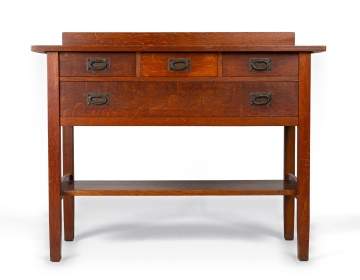 Gustav Stickley, A Four-Drawer Server, Model No. 818