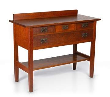 Gustav Stickley, A Four-Drawer Server, Model No. 818