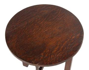 Gustav Stickley, An Oak Tabouret, Model No. 603