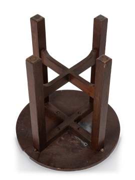Gustav Stickley, An Oak Tabouret, Model No. 603