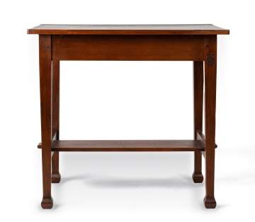 Roycroft, A Mahogany Library Table