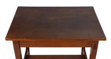 Roycroft, A Mahogany Library Table