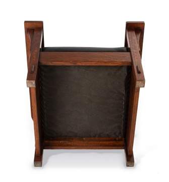 Gustav Stickley, A Spindle Morris Chair, Model No. 369