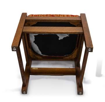 L. & J.G. Stickley, A Pair of Slat-Back Side Chairs, Model No. 800