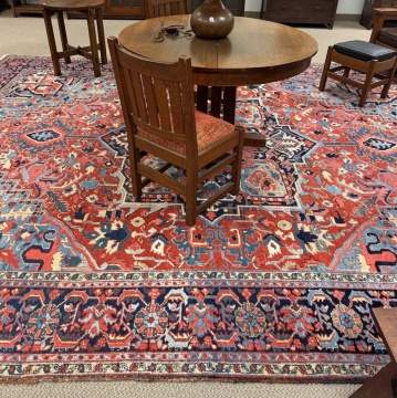 Room-Size Heriz Carpet