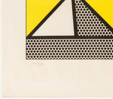 Roy Lichtenstein (American, 1923-1997) "Pyramids"