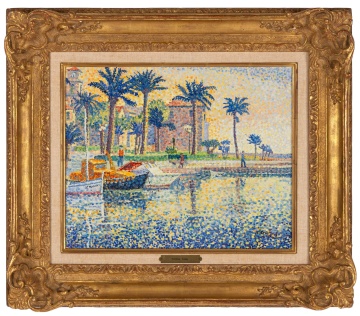 Yvonne Canu (French, 1921-2007) "Cote d'Azur"