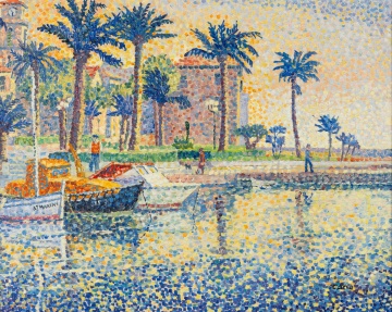 Yvonne Canu (French, 1921-2007) "Cote d'Azur"