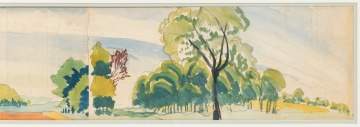 Charles Ephraim Burchfield (American, 1893-1967) Bow - Cloud, June 26, 1916