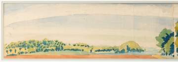 Charles Ephraim Burchfield (American, 1893-1967) Bow - Cloud, June 26, 1916