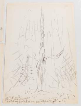 Five Charles Ephraim Burchfield (American, 1893-1967) Studies