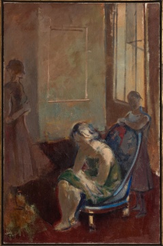 Joseph Floch (American/Austrian, 1895-1977) "Three Figures"