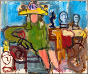 Robert De Niro Sr. (American, 1922-1993) Figural Abstraction