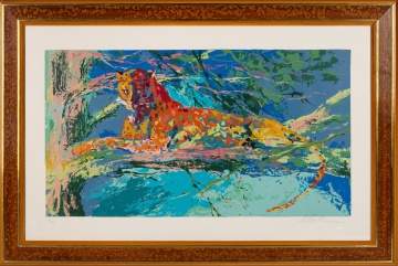 LeRoy Neiman (American, 1921-2012) Kenya Leopard
