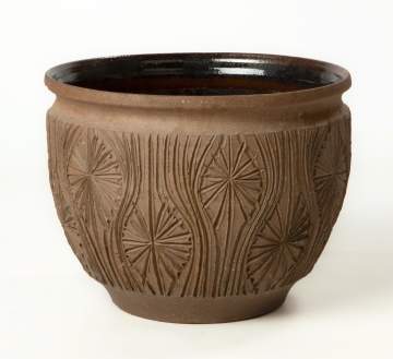 David Cressey & Robert Maxwell Sunburst Ochre Planter