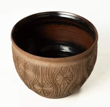 David Cressey & Robert Maxwell Sunburst Ochre Planter