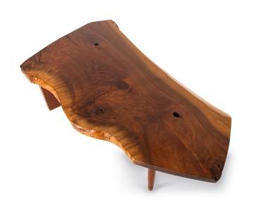 George Nakashima (American, 1905-1990) Slab Coffee Table