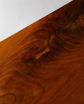 George Nakashima (American, 1905-1990) End Table with Shelf