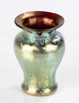 Loetz Decorated Cabinet Vase