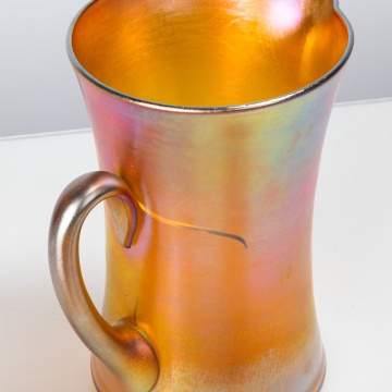 Tiffany Studios Favrile Pitcher & Glasses