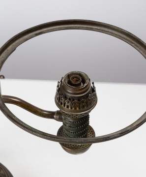 Tiffany Studios Double Student Lamp