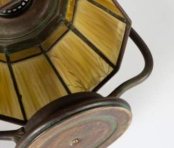 Tiffany Studios Linenfold Desk Lamp