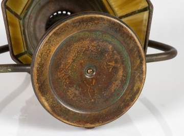 Tiffany Studios Linenfold Desk Lamp
