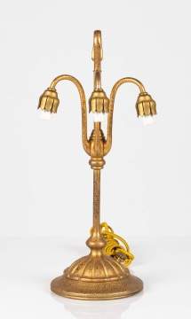 Tiffany Studios Three-Light Lily Lamp