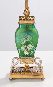 Steuben Acid Etched Lamp