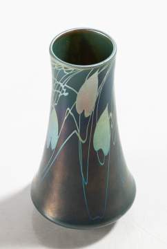 Steuben Tyrian Decorated Vase