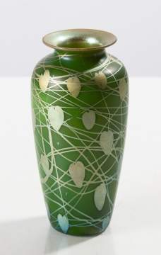 Steuben Decorated Vase
