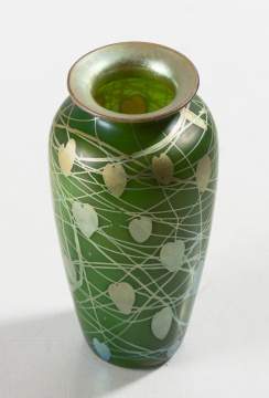 Steuben Decorated Vase