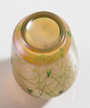 Steuben Decorated Cabinet Vase