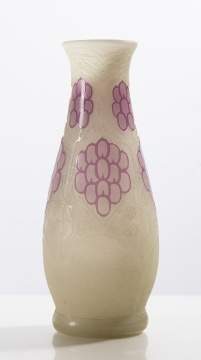 Steuben Acid Cut-Back Vase