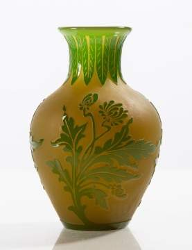 Steuben Acid Cut-Back Vase