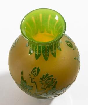 Steuben Acid Cut-Back Vase