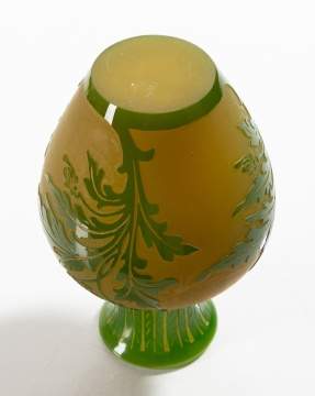 Steuben Acid Cut-Back Vase