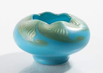 Rare Steuben Decorated Vase